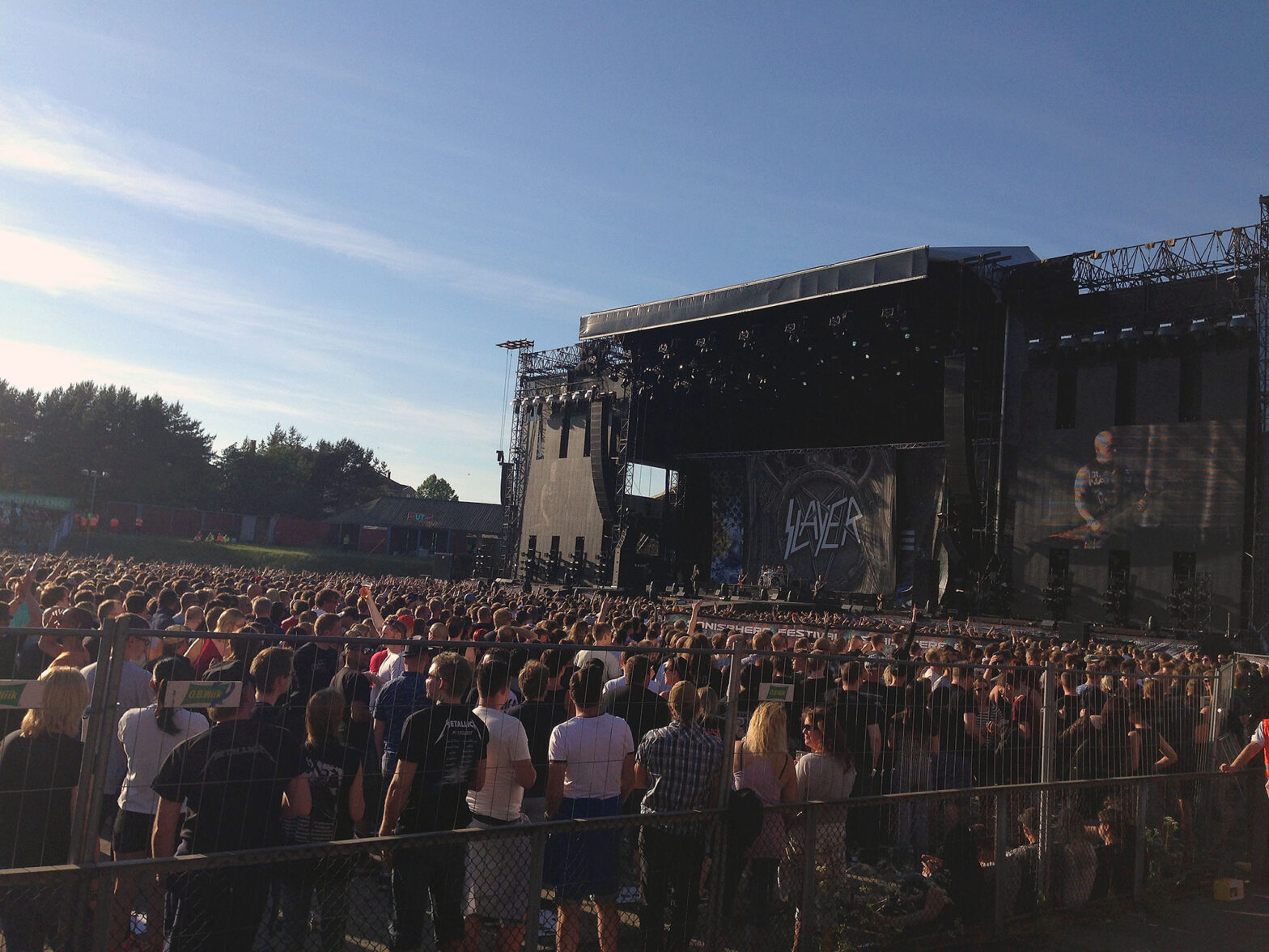 Slayer spiller på Sonisphere Festival 2014